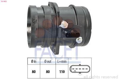 Расходомер воздуха FACET 10.1403