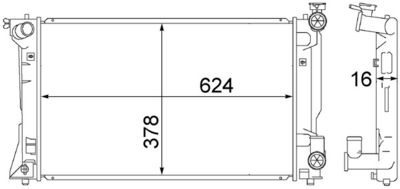 Radiators, Motora dzesēšanas sistēma MAHLE CR 1529 000S