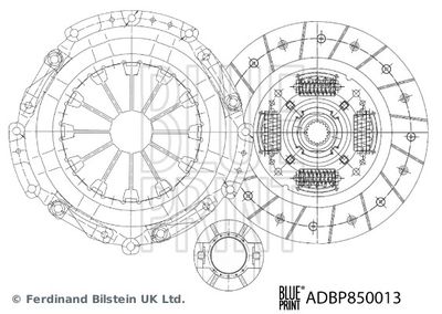 Комплект сцепления BLUE PRINT ADBP300240