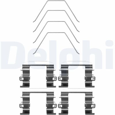 DELPHI LX0669 Piederumu komplekts, Disku bremžu