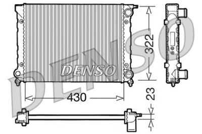 Radiators, Motora dzesēšanas sistēma DENSO DRM32004