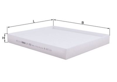 Фильтр, воздух во внутренном пространстве MAHLE LA1960