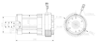 Elektromotors MAHLE MM 433
