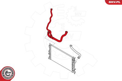 Шланг радиатора ESEN SKV 24SKV335