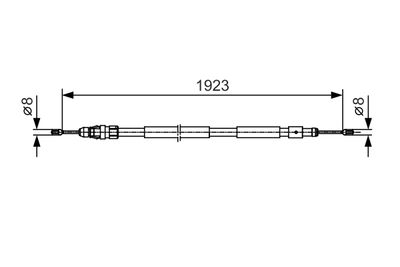 Trose, Stāvbremžu sistēma BOSCH 1 987 482 117