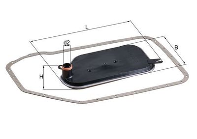 Гидрофильтр, автоматическая коробка передач MAHLE HX 84D