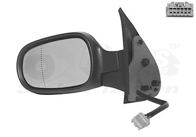 Ārējais atpakaļskata spogulis VAN WEZEL 3328807
