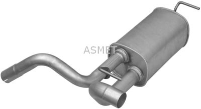 Средний глушитель выхлопных газов ASMET 05.258