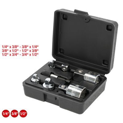 Palielin./Samazin. adapteru komplekts, Sprūdrata uzgr. atsl. KS TOOLS 918.0707
