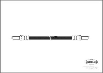 Тормозной шланг CORTECO 19032298