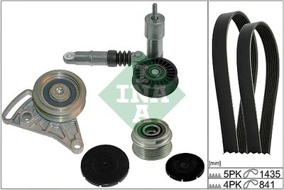 Ķīļrievu siksnu komplekts Schaeffler INA 529 0004 10
