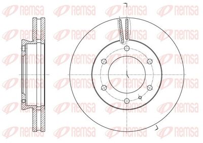 Bremžu diski REMSA 62526.10