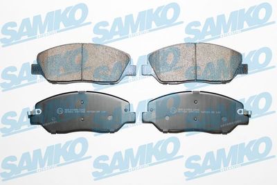 Комплект тормозных колодок, дисковый тормоз SAMKO 5SP1382