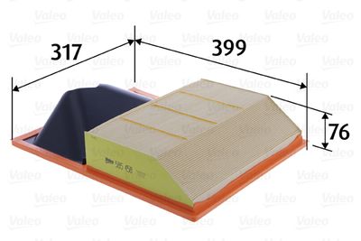 Gaisa filtrs VALEO 585458