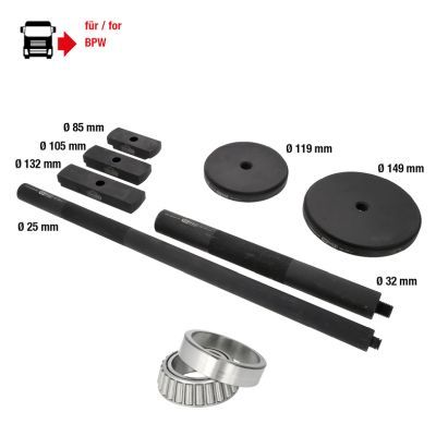 Montāžas instrumentu komplekts, Riteņa rumba/gultnis KS TOOLS 460.1300
