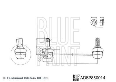Stiepnis/Atsaite, Stabilizators BLUE PRINT ADBP850014