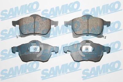 Комплект тормозных колодок, дисковый тормоз SAMKO 5SP690