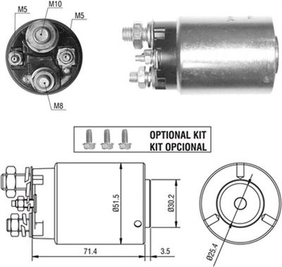 Ievilcējrelejs, Starteris MAGNETI MARELLI 940113050413