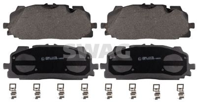 Bremžu uzliku kompl., Disku bremzes SWAG 33107558