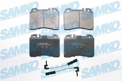 Комплект тормозных колодок, дисковый тормоз SAMKO 5SP1131A