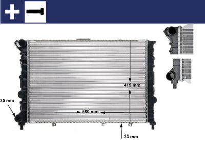 Radiators, Motora dzesēšanas sistēma MAHLE CR 521 000S