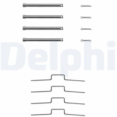 Piederumu komplekts, Disku bremžu uzlikas DELPHI LX0165