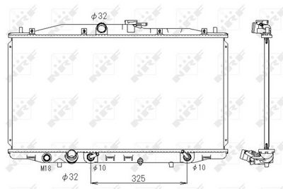 Radiators, Motora dzesēšanas sistēma NRF 53391
