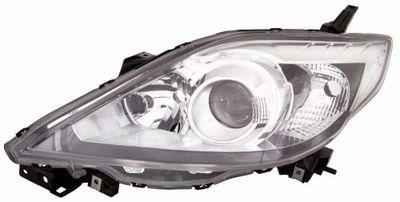 reflektor MAZ HEAD LAMP UNIT..ECE.ELEC BLACK. FIT FOR: MZ.5..08-09.LEF ABAKUS 216-1157L-LDEM2