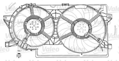 Ventilators, Motora dzesēšanas sistēma VALEO 696012
