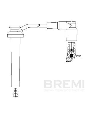Augstsprieguma vads BREMI 8A15/90