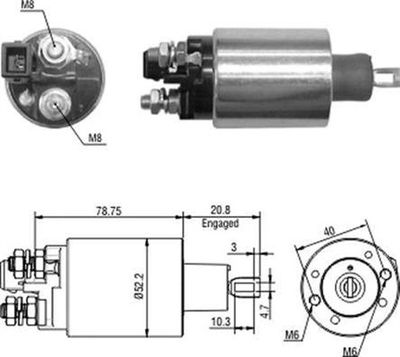 Ievilcējrelejs, Starteris MAGNETI MARELLI 940113050430