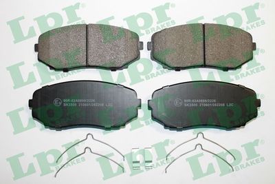 Комплект тормозных колодок, дисковый тормоз LPR 05P2208