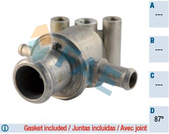 Termostats, Dzesēšanas šķidrums FAE 5334787