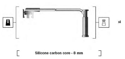 Augstsprieguma vadu komplekts MAGNETI MARELLI 941185270781