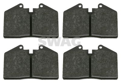 Bremžu uzliku kompl., Disku bremzes SWAG 38 91 6516