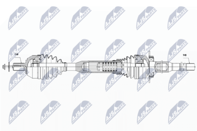 Приводной вал NTY NPW-VV-056