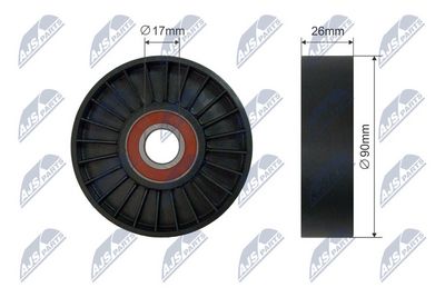 Spriegotājrullītis, Ķīļrievu siksna NTY RNK-CH-056