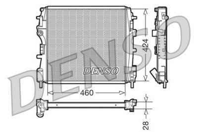 Radiators, Motora dzesēšanas sistēma DENSO DRM23019