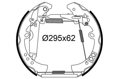 Комплект тормозных колодок VALEO 554975