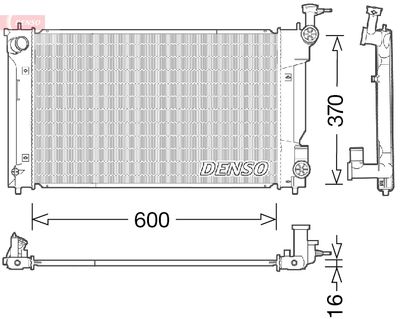 Radiators, Motora dzesēšanas sistēma DENSO DRM50094