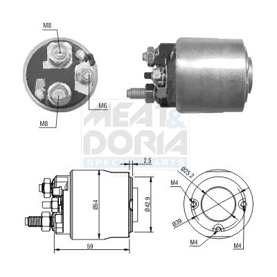 Ievilcējrelejs, Starteris MEAT & DORIA 46289