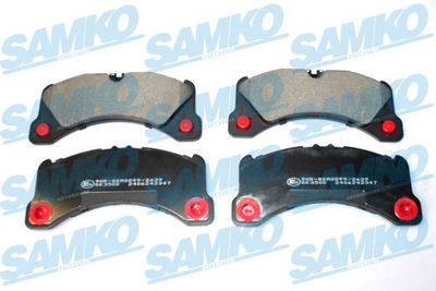Комплект тормозных колодок, дисковый тормоз SAMKO 5SP2347