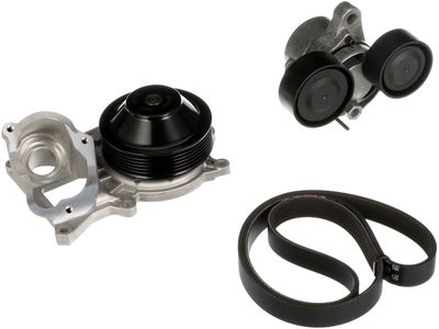 Ūdenssūknis + ķīļrievu siksnas komplekts GATES KP236PK1700