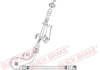 Тормозной шланг QUICK BRAKE 58.875X