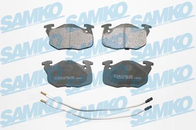 Комплект тормозных колодок, дисковый тормоз SAMKO 5SP435