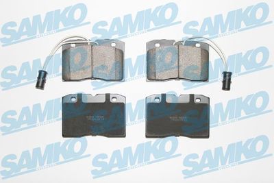 Комплект тормозных колодок, дисковый тормоз SAMKO 5SP281