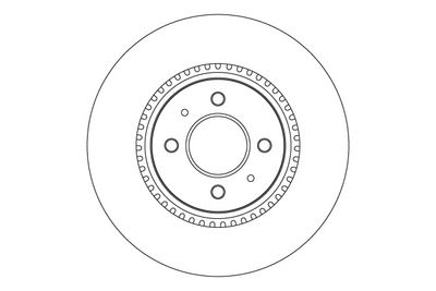 Тормозной диск TRW DF6025