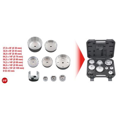 Eļļas vāceles atslēgu komplekts KS TOOLS 150.9210