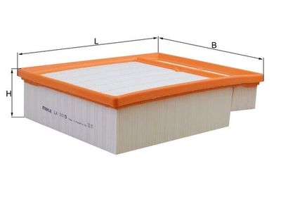 Воздушный фильтр MAHLE LX 1019