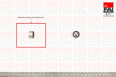 Натяжной ролик, ремень ГРМ FAI AutoParts T6085